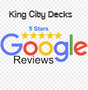 King City Decks Google review link
